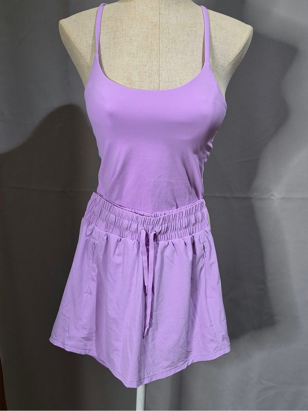 all in motion Purple Athletic Shorts & Top